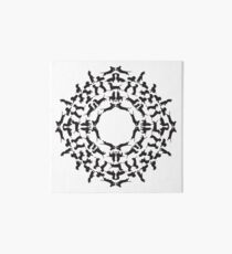 puppy mandala - dachshund Art Board