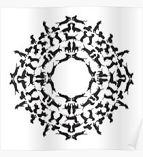 puppy mandala - dachshund Poster