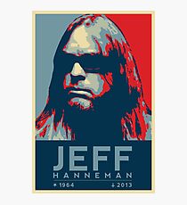 Jeff Hanneman R.I.P. Poster Photographic Print