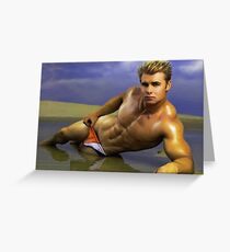 Tidal Blonde Greeting Card
