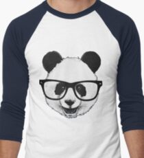 Hipster Panda Men's Baseball ¾ T-Shirt