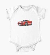Ford GT Red (White Stripes) One Piece - Short Sleeve