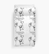 Quote Of Love Duvet Cover