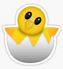 Pegatina Eclosión del pollito bebé Emoji