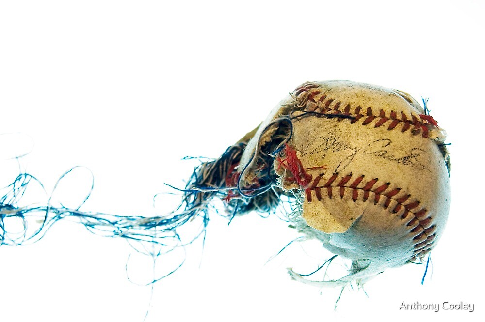 "Baseball explosion " by Anthony Cooley Redbubble