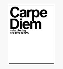 Lámina fotográfica Carpe Diem.