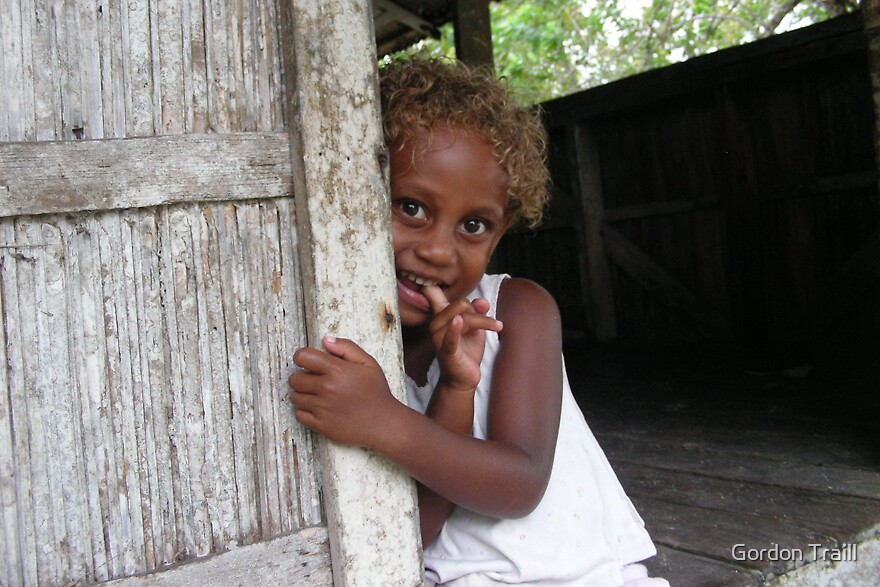 "Solomon Island girl" by Gordon Traill | Redbubble