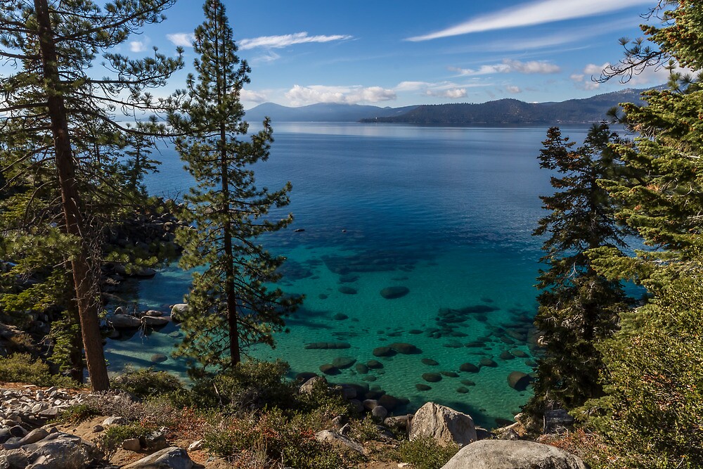 "Pure Lake Tahoe" by Richard Thelen Redbubble