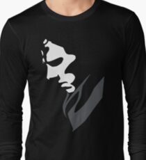 Mysterious with Cheekbones Long Sleeve T-Shirt