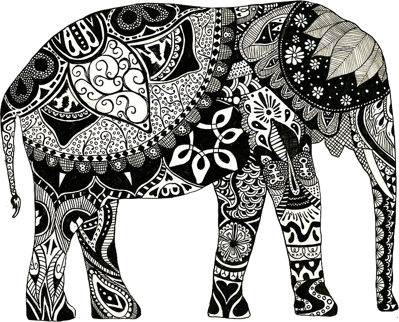 "Elephant" Stickers by charlo19 Redbubble