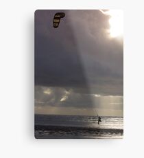 Kite Surfing - 1389 Metal Print