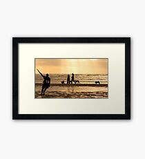 Kite Surfing - 1385 Framed Print