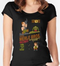 Super Merle Brothers Women's Fitted Scoop T-Shirt