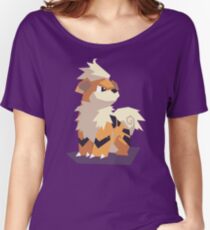 Cutout Growlithe Loose Fit T-Shirt