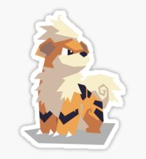 Cutout Growlithe Sticker