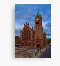 Northern Ireland. Derry. The Guildhall. Canvas Print