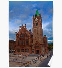 Northern Ireland. Derry. The Guildhall. Poster