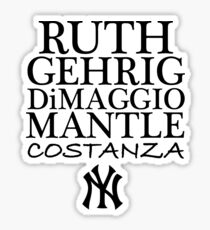 Costanza - Yankees Sticker
