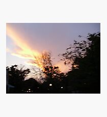 colrs in the sky Photographic Print
