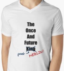 The Once and Future Prat (MERLIN!) Men's V-Neck T-Shirt