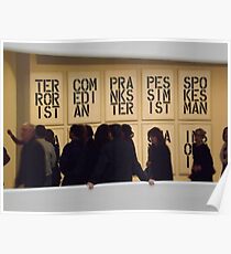 Guggenheim Museum, Christopher Wool Exhibit, Frank Lloyd Wright Architect, New York City Poster
