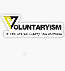 Voluntaryism Sticker