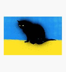 Graffiti Kitty Photographic Print