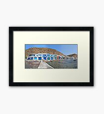 Klima - Milos island Framed Print