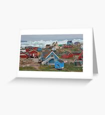 Saqqaq, between sea and ice Greeting Card