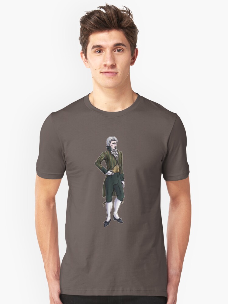 Alternate view of The Earl of Mooresholm - Regency Fashion Illustration Slim Fit T-Shirt