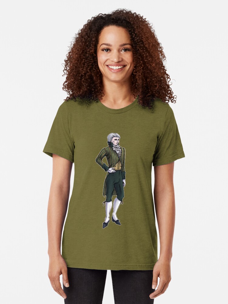 Alternate view of The Earl of Mooresholm - Regency Fashion Illustration Tri-blend T-Shirt