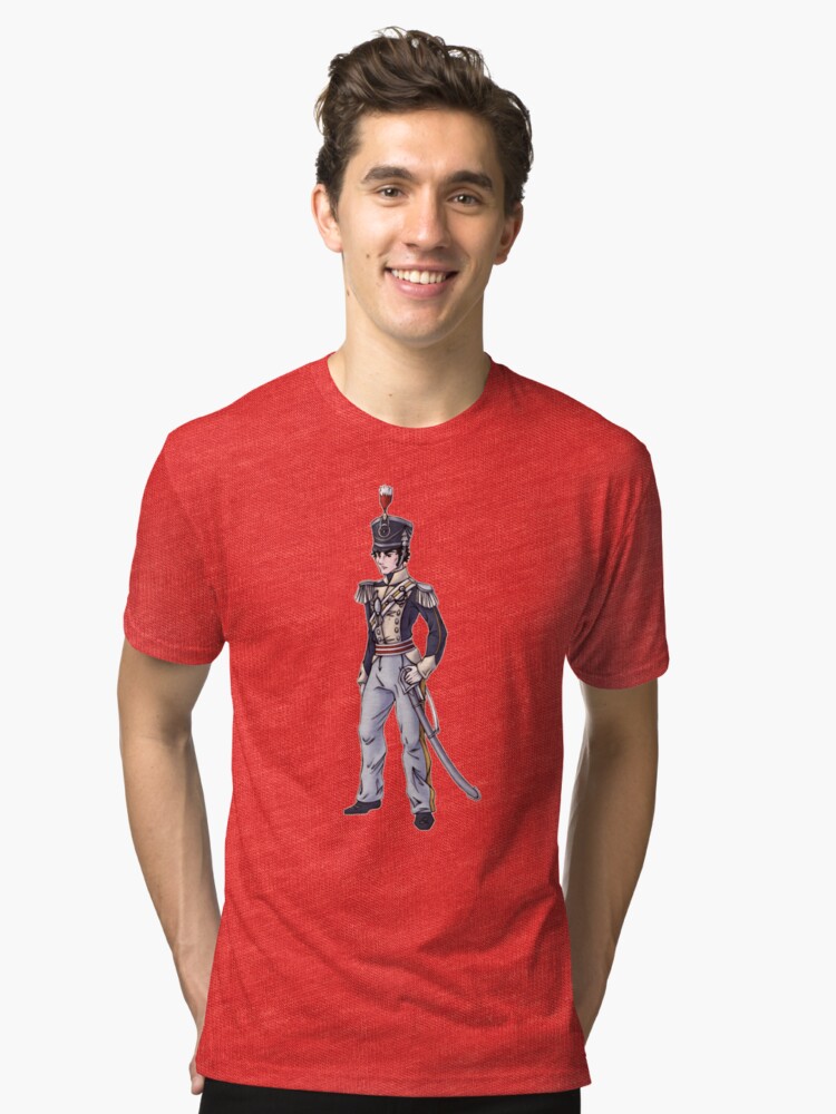 Alternate view of Captain Benjamin Shedfield - Regency Fashion Illustration Tri-blend T-Shirt