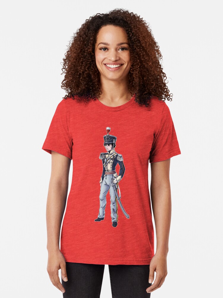 Alternate view of Captain Benjamin Shedfield - Regency Fashion Illustration Tri-blend T-Shirt