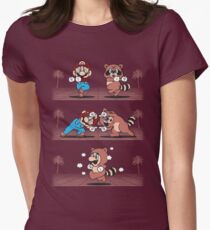 Tanooki Fusion Women's Fitted T-Shirt