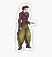 Mr Postumus Enderby - Regency Fashion Illustration Sticker
