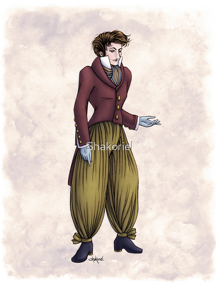 Mr Postumus Enderby - Regency Fashion Illustration by Shakoriel