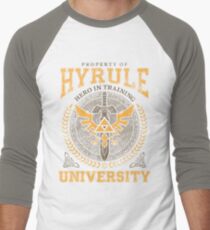 Hyrule University Men's Baseball ¾ T-Shirt