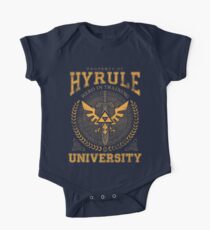 Hyrule University Short Sleeve Baby One-Piece