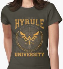 Hyrule Universität Tailliertes T-Shirt für Frauen