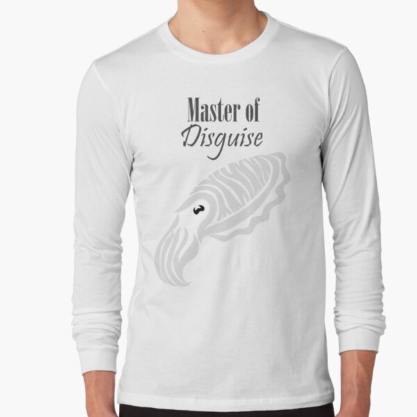 Master of Disguise - Tribalish Cuttlefish (for light-colored items) Long Sleeve T-Shirt