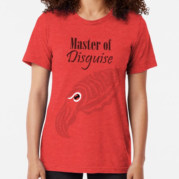Master of Disguise - Tribalish Cuttlefish (for light-colored items) Tri-blend T-Shirt