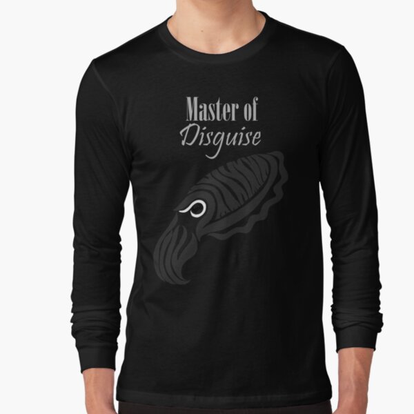Master of Disguise - Tribalish Cuttlefish (for dark-colored items) Long Sleeve T-Shirt