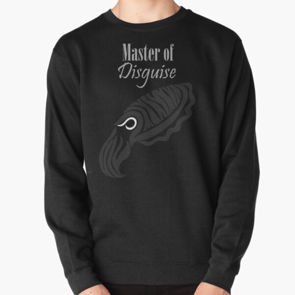 Master of Disguise - Tribalish Cuttlefish (for dark-colored items) Pullover Sweatshirt