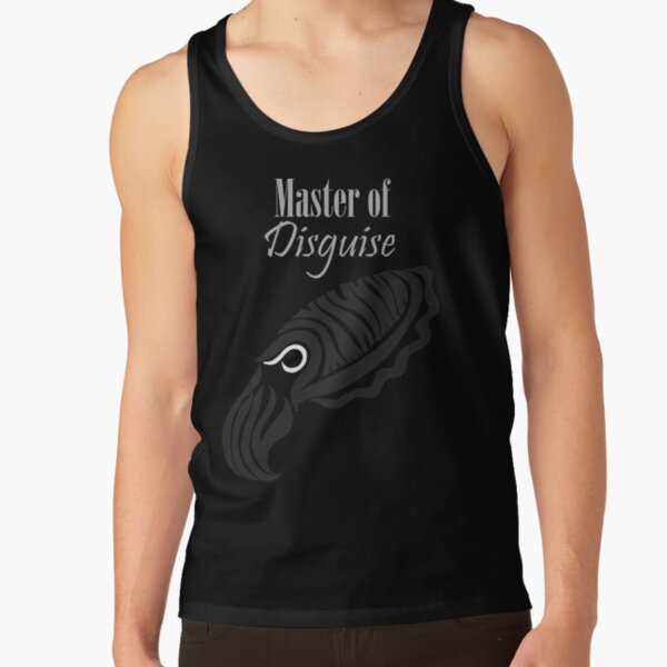 Master of Disguise - Tribalish Cuttlefish (for dark-colored items) Tank Top