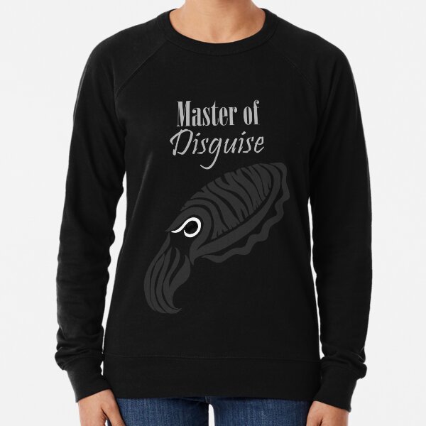 Master of Disguise - Tribalish Cuttlefish (for dark-colored items) Lightweight Sweatshirt