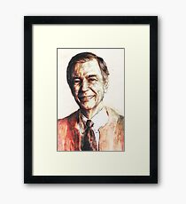 Mr. Rogers Framed Print