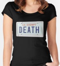 Government Plates by Death Grips Women's Fitted Scoop T-Shirt