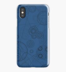 Gallifrey Pattern - Blue iPhone Case/Skin