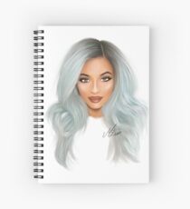 Cuaderno de espiral Kylie Jenner Blue Hair Design