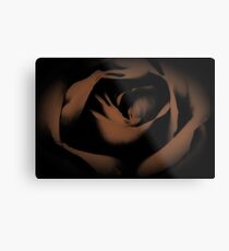 Dark Rose (duotone) Metal Print